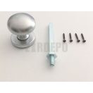 Ajtó fixgomb kerek rozettán (nikkel)