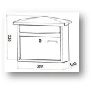 Denver univerzális postaláda (antik bronz)