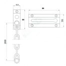SL005 Ajtólánc (nikkel)