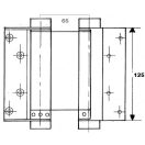 IBFM 109 33/125 Bommerpánt (rezezett) 125 mm