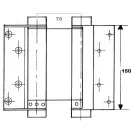 IBFM 109 36/150 Bommerpánt (rezezett) 150 mm
