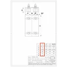 IBFM 465P Tolókapu támasztó (4 görgős, 55x220 mm, felső vezetős)