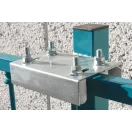 IBFM 465P Tolókapu támasztó (4 görgős, 55x220 mm, felső vezetős)