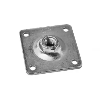   IBFM 480/20 Talplemez forgásponthoz + állítható anya (M20, 100 x 100 mm)