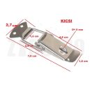 Rozsdamentes lakatolható békazár 75 mm