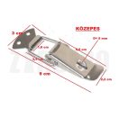 Rozsdamentes lakatolható békazár 90 mm