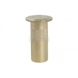 Porvédő hüvely tolózárhoz 10 mm (réz)