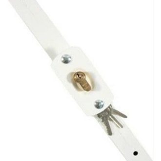 Hevederzár szett 600 mm + ICSA zárbetét (fehér)