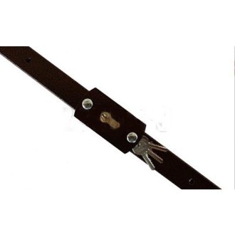 Hevederzár szett 750 mm + ICSA zárbetét (barna)