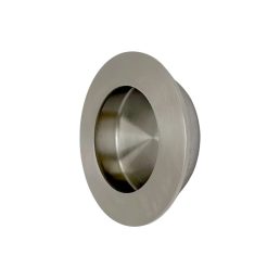 Kerek tolóajtó kagyló (inox)