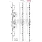   ZAMEK Multistrong Többpontos ajtózár 1729/65/72 (2 csapos+2 reteszes)