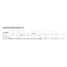 Elzett Multimodul többpontos zár 45/92/16/8/2150 (kompett, görgős, cilinder működtetésű)
