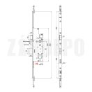Elzett Multimodul többpontos zár 45/92/16/8/400 (csak középzár, görgős, cilinder működtetésű)