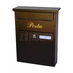 Praktik univerzális postaláda (bronz)