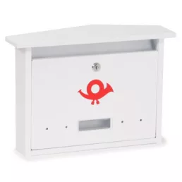 Alpesi utcai postaláda (nagy, fehér)