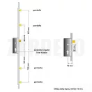 Maco G-TS 4iS 40/92/16/8  többpontos zár (gombafejes, kilincsműködtetésű, zárásirány lefelé)