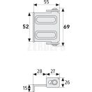 ABUS SW1 B Ablak és ajtó kifeszítés gátló (barna)