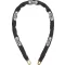 ABUS Chain 8KS140 black prémium biztonsági lánc (140 cm)