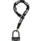 ABUS GRANIT 58/140HBIII100 + 12KS120 black loop Láncos motorzár 120 cm