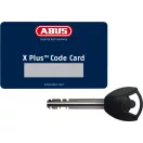 ABUS GRANIT 58/140HBIII100 + 12KS120 black loop Láncos motorzár 120 cm