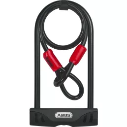   ABUS U-Lock Facilo 32/150HB230+USH+Cobra 10/120 Kerékpár U lakat + USH tartó + Cobra 10/120