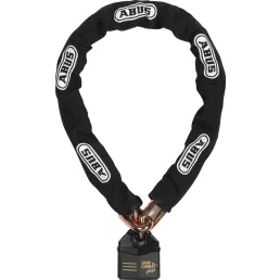   ABUS GRANIT Power Chain 37RK/80 + 14 KS 120 black loop Láncos motorzár 120 cm