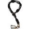 ABUS GRANIT Detecto X-Plus 8008/12KS120 black loop Riasztós lánc + féktárcsazár kombo 120 cm
