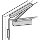   DORMA TS 91 B csúszósínes ajtócsukó / ajtó behúzó 30-60 kg EN 3 (ezüst, komplett)