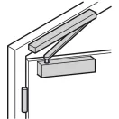 DORMA TS 92 B csúszósínes ajtócsukó / ajtó behúzó 40-80 kg EN 2-4 (ezüst, csak test)