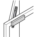 DORMA TS 92 B csúszósínes ajtócsukó / ajtó behúzó 40-80 kg EN 2-4 (ezüst, csak test)