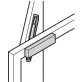   DORMA TS 92 B csúszósínes ajtócsukó / ajtó behúzó 40-80 kg EN 2-4 (ezüst, csak test)