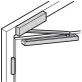   DORMA TS 92 G csúszósínes ajtócsukó / ajtó behúzó 40-80 kg EN 2-4 (ezüst, komplett)