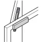   DORMA TS 93 B csúszósínes ajtócsukó/ajtóbehúzó 40-100 kg EN 2-5 (ezüst, komplett, csúszúsínnel)