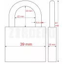 ABUS 719/40 Triples 3 db-os egyforma kulcsos lakat szett