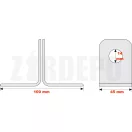 ABUS 115/100 Extra erős lakatszem
