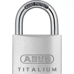   ABUS 727/45 KA (64TI/45 KA) 6455 TITALIUM Egyforma kulcsos lakat