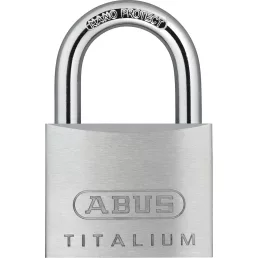   ABUS 727/50 KA (64TI/50 KA) 6514 TITALIUM Egyforma kulcsos lakat