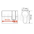 ABUS D10PS biztonsági félbetét 10/30
