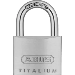   ABUS 727/40 KA (64TI/40 KA) 6416 TITALIUM Egyforma kulcsos lakat