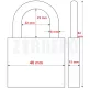   ABUS TITALIUM 727/40 Twins 2 db-os egyforma kulcsos lakat szett