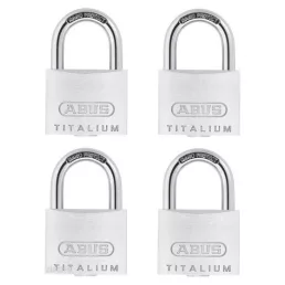   ABUS TITALIUM 727/40 Quad 4 db-os egyforma kulcsos lakat szett