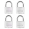 ABUS TITALIUM 727/40 Quad 4 db-os egyforma kulcsos lakat szett