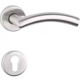   MAESTRO Design Arco Pro körrozettás ajtókilincs garnitúra (inox, cilinderes)