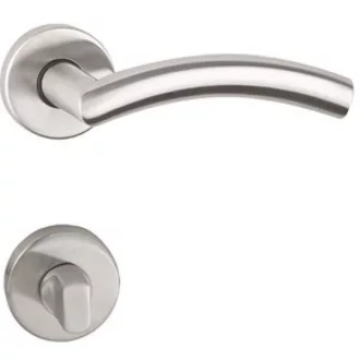   MAESTRO Design Arco Pro körrozettás ajtókilincs garnitúra (inox, toalett)
