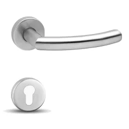   MAESTRO Design Gino Comfort körrozettás ajtókilincs garnitúra (inox, cilinderes)