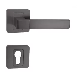   MAESTRO Basic Florida négyzetrozettás ajtókilincs garnitúra (antracit, cilinderes)