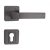 MAESTRO Basic Florida négyzetrozettás ajtókilincs garnitúra (antracit, cilinderes)