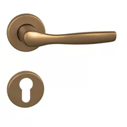   MAESTRO Christie körrozettás ajtókilincs garnitúra (F4 bronz, cilinderes)