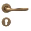MAESTRO Christie körrozettás ajtókilincs garnitúra (F4 bronz, cilinderes)