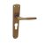 MAESTRO Christie hosszúcímes ajtókilincs garnitúra (F4 bronz, 55 mm, cilinderes)